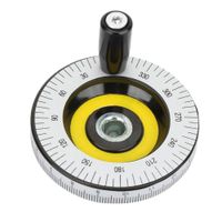 Milling Handle, 80mm Solid Bakelite Hand Wheel Scale Handwheel Machinery Accessaries Widely Used in Milling Machine, Lathes, Grinders