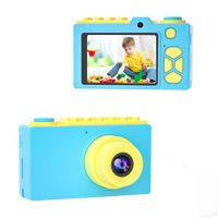 Kids Camera Gifts for Girls Boys 4-12 Years Old Children Selfie Digital Cameras HD 1080P Mini Video Camera for Christmas Birthday Party with TF Card (Blue)