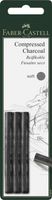 Faber-Castel FC129997 Pitt Compressed Charcoal Sticks (3 Pack)