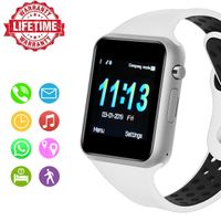SUNETLINK Bluetooth Smart Watch, Smart Watches with Touch Screen, Android Smart Watch Phone Fitness Tracker with SIM/SD Card Slot Smartwatch Compatible with Android Phones iOS for Women Kids Men