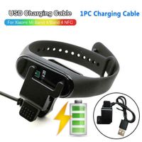 Shan-S Compatible for Xiaomi Mi Band 4/Band 4 USB Charging Cable, Replacement NFC Disassembly-Free Cable USB TPE Charger Adapter for Xiaomi Mi Band 4 Charging Line