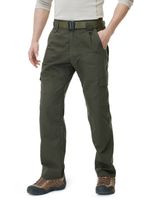 CQR Men's Tactical Pants Lightweight EDC Assault Cargo, Duratex(tlp104) - Green, 38W x 36L