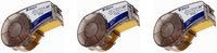 Brady Self-Laminating Vinyl Label Tape (M21-1500-427) - Black on White, Translucent Tape - Compatible with BMP21-PLUS Printer - 14' Length, 1.5" Width (Тhree Pаck)