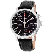 Timex Unisex TW2P81700 Metropolitan+ Activity Tracker Watch with Black Leather Strap