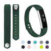 POY Compatible Bands Replacement for Fitbit Alta/Fitbit Alta HR, Adjustable Sport Wristbands for Women Men Olive Green, Large