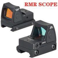 Laecabv RMR Red Dot Sight Tactical Adjustable Collimator Mini Reflex Scope Red Dot Pistol Optic Sight 3.25 MOA Scope Fit 20mm Weaver (Black)