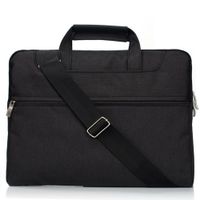 elecfan Apple Macbook Air Laptop Handbag Case,Cross-body Sleeve Carrying Case,Polyester Fabric Computer Bag Cover for MacBook Air 11" - 11.6" inch/12.3" Microsoft Surface Pro 4/11.6" Tablet - Black