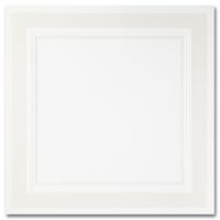 Fine Impressions Pearl Embossed Border Hi-White Ultra Flat Invitation, 7", 250 Count (RRANULTPEMBW)