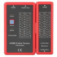 Cable Tester-UNI-T UT681HDMI HDMI/Mini-HDMI Data Cable Tester 20-LED Status Indictor