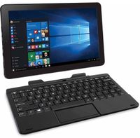 2017 Premium High Performance RCA Cambio 10.1" 2-in-1 Touchscreen Tablet PC Intel Quad-Core Processor 2GB RAM 32GB Hard Drive Webcam Wifi Microsoft Office Mobile Bluetooth Windows 10-Black