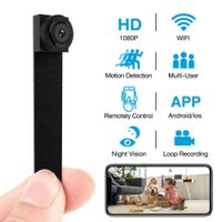 Hidden Spy Camera 1080P WiFi Wireless Mini Camera Home Security Cameras Nanny Cam with DIY Interchangable Lens