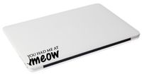 Laptop MAC - You had me at Meow cat Apple MacBook Cute Funny Decal - Matte Black Skins Stickers