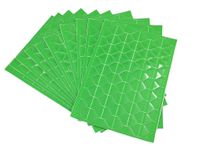 WEI LONG 10 Sheets(1020-pack) Multi-Colored Self-Adhesive PVC Photo Corners Stickers for DIY Scrapbook, Photo Storage, Personal Journal&Travel Recording Diary Adhesive