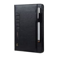 Jennyfly Case for iPad Pro 9.7, PU Leather Auto Sleep/Wake Full Body Protective Lightweight Stand Case with Pen Holder and Card Slots for 9.7 inch iPad Air/Air 2/Pro 9.7/2017/2018 New iPad -Black