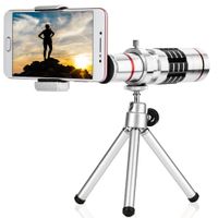 Acogedor 18XZoom Monocular Telescope for Smartphone,High Power Monocular with Phone Clip and Tripod- Waterproof Optical Glasses-Ideal for Hunting, Travel, Birdwatching and Hiking