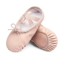 STELLE Girls Ballet Dance Shoes Slippers for Kids Toddler (Ballet Pink New, 10MT)