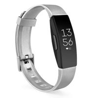 AK Soft TPU Wristbands Compatible with Fitbit Inspire HR/Fitbit Inspire/Fitbit Ace 2 Bands, Sports Waterproof Wristbands for Fitbit Inspire HR Fitness Tracker(Silver, Large)
