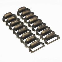 WEICHUAN 16PCS Zinc Alloy 3-1/4 Inch X 1-5/8 Inch Antique Bronze Card Holder Drawer Pull/Label Holders/Label Frames - Vintage Drawer Box Case Cabinet Cupboard Carpenter Repair Decoration Hardware