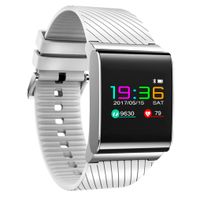 Smart Fitness Tracker,JIAMEIYI X9 Blood Pressure Oxygen Monitor Hear Real-Time Heart Rate Monitor IP67 Waterproof Color Display for iOS and Android (White)