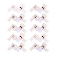 3528 2 Pin LED L Shape Connector - 10PCS iCreating 12V Single Color Solderless LED Light Strip Tape 90 Degree Corner Connectors for 8mm Wide Flexible SMD 3528 2835 Single Color LED Strip Lights
