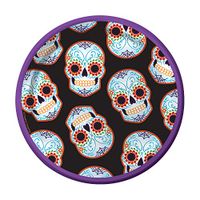 Creative Converting 8 Count Sturdy Style Paper Lunch Plates, 7", Day of the Dead