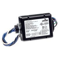 Leviton OSA20-R00 15A INC 20A FL 120-277VAC 15A FL 347VAC, Add-A-Relay for Occupancy Sensor with HVAC Relay 0.5A 125VAC 1.0A 30VDC, Black
