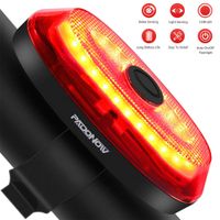 Smart Bike Tail Light: Ultra Bright Automatic Break Light Easy Mount Cycling Safety Taillight Red Led Auto On/Off Light Sense High Lumen Flashlight USB Rechargeable Brake Sensing Bicycle Rear Lights