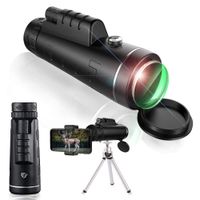 MYUANGO Monocular Telescope 40X60 High-Definition Wide View High Power & with Universal Smartphone Holder,for Birdwatching Outdoor Camping Hunting Monocular Telescope