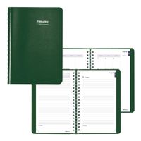 Blueline Aug 2019-July 2020 Appointment Book/Academic Daily/Monthly Planner, 8" x 5", Green (CA201.GRN)