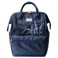 Women's Nylon Water Resistant Lightweight Backpack Doctor Backpack for Women Fashion Embroidery Daypack (Medium size)