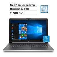 2019 HP Pavilion Newest 15 15.6 Inch HD Touchscreen Laptop (Intel Dual Core i3-8130U up to 4.0 GHz,16GB RAM, 512GB SSD, Intel UHD Graphics 620, WiFi, DVD, HDMI, Bluetooth, Windows 10) (Silver)