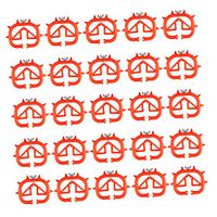 25pcs Plastic Weaner Anti Sucking Calf Milking Stops Cow Nose Thorn Clip