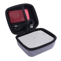 Hard Organizer Storage Case for Fujifilm Instax SP-3 Photo Printer fits New Larger Square INSTAX Film (2.4" x 2.4") by Aenllosi (Gray)