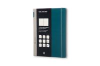 Moleskine PRO Notebook, Hard Cover, XL (7.5" x 9.5") Professional Project Planning, Tide Green