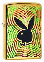 Zippo Brass Fusion Playboys Signature Logo Lighter