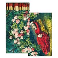 Decorative Sleeping Beauty Match Boxes with Long Kitchen Matches Great for Lighting Candles, Grills, Fireplaces and More | Set of 2 Large Match Boxes
