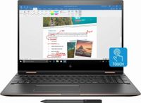 HP Spectre X360 15-CH010CA 15.6in UHD Touchscreen Convertible Intel i7-8550U 12GB, 360GB SSD NVIDIA GeForceMX150/2GB Win10 (Renewed)