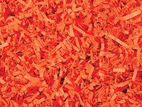 Pack of 1, Orange Crinkle Cut Paper Shred 40 Lb Spring-Fill Shred for Baskets, Basket Boxes, Bags, Containers & Nested Boxes