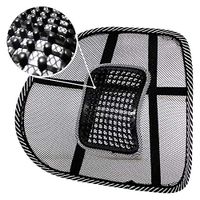 Lumbar Support Lower Back Pain Relief Massaging Ventilated Comfort Mesh Cushion for Posture Office Car Seat