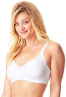 Warner's Women's Easy Does It No Bulge Wire-Free Bra, White, S