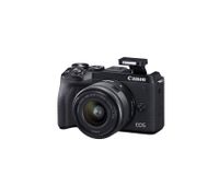 Canon EOS M6 Mark II (Black)+Ef-M 15-45mm F/3.5-6.3 is STM + Evf Kit