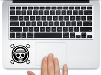 2 x One Piece Animation Logo Japanese Cartoon Car Truck SUV Mac Book Laptop Tool Box Wall Window Decal Sticker Approx. 3 Inches Black
