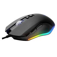 Bokin Gaming Mouse Mice Wired with 200-4800 Instant Switching DPI, ON/OFF 11RGB Breathing LED Light, 6 Programmable Buttons, 1.8M Nylon Braided Copper Cable, Ergonomics Grips for Mac/PC Computer Gamer