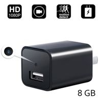 Mini Nanny Camera Plug - 1080P Wall Charger for Pet Baby Monitor, Home Security Camera Motion Detection Indoor Camera with 8 storage