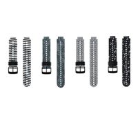 Tkasing Replacement Silicone Smart Wrist Watch Accessory Band Strap for Garmin Forerunner 220/230/235/620/630, (4A)
