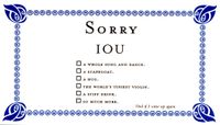 Quiplip Sorry GreetingCards