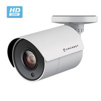 Amcrest Full HD 1080P Bullet Outdoor Security Camera Analog, 2MP 1920x1080p, 98ft Night Vision, Quadbrid (HD-CVI/TVI/AHD/Analog), 2.8mm Lens 103° Viewing, White (AMC2MBC28P-W) (Renewed)