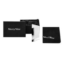 MerryNine 2.5" Optical Glass Triangular Prism for Physics Teaching Light Spectrum, Photography, Rainbow Maker, Suncatchers, 60mm with Gift Box (2.5"-60mm)