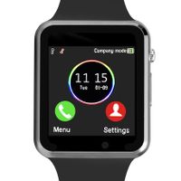Smart Watch Phone, Smartwatch with SD Card SIM Card Slot Text Call Reminder Camera Music Player Pedometer Compatible with Android Samsung and iPhone(Partial Functions) for Men Women Kids