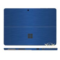 SopiGuard Brushed Blue Precision Edge-to-Edge Coverage Vinyl Sticker Skin for Microsoft Surface Go